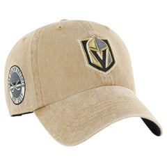 Vegas Golden Knights '47 Earldor Clean Up Adjustable Hat Khaki