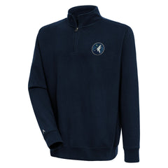 Minnesota Timberwolves Antigua Victory Quarter-Zip Pullover Top - Navy outlet