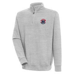 Washington Wizards Antigua Victory Quarter-Zip Pullover Top - Heather Gray sale