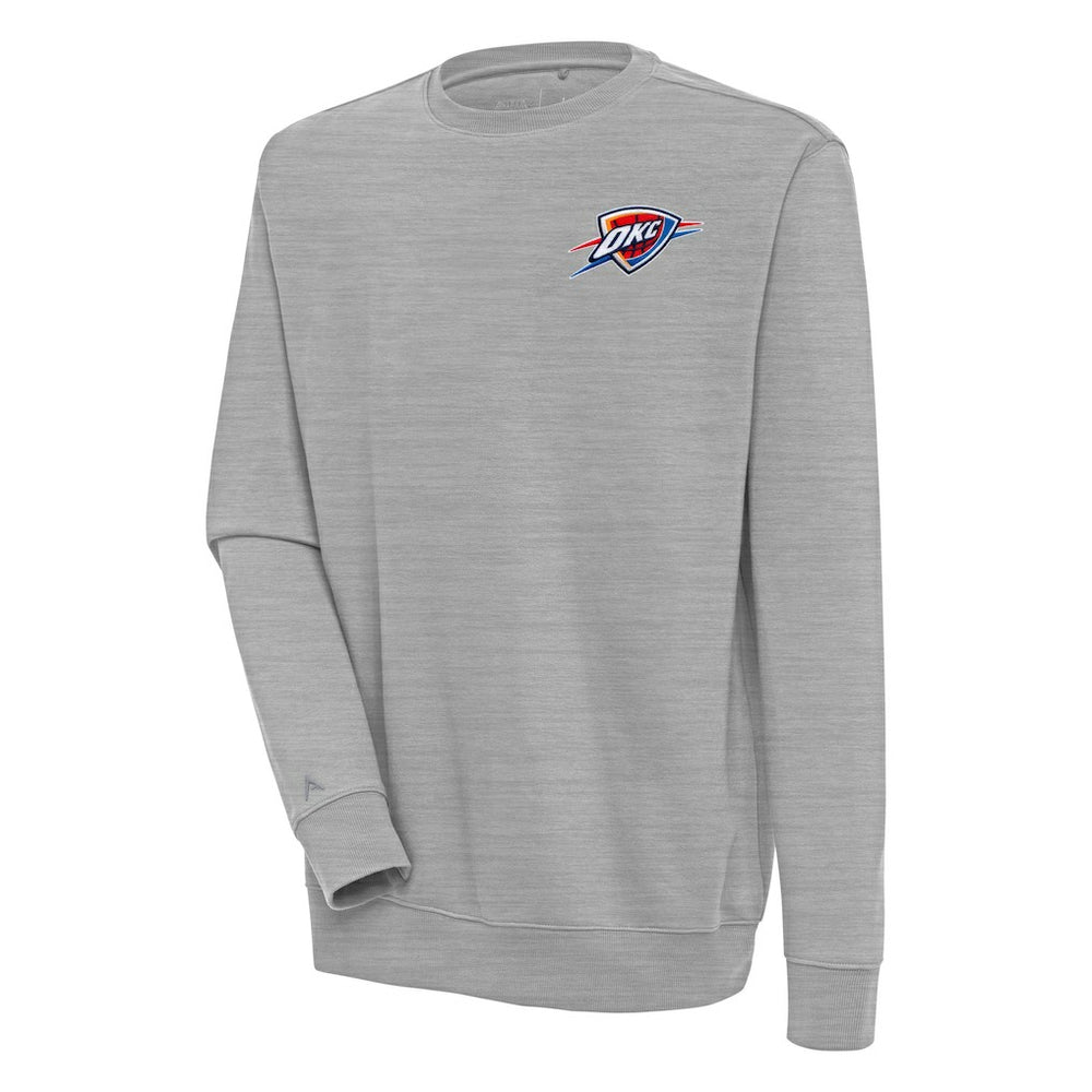 Oklahoma City Thunder Antigua Victory Pullover Sweatshirt - Heather Gray cheap