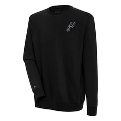 San Antonio Spurs Antigua Victory Pullover Sweatshirt - Black cheap