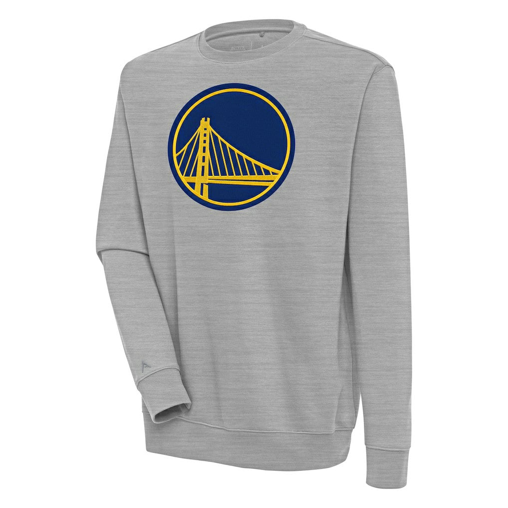 Golden State Warriors Antigua Victory Pullover Sweatshirt sale - Heather Gray for sale