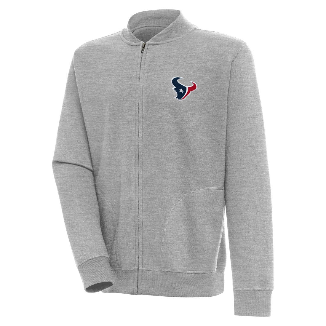 Houston Texans Antigua Victory Full-Zip Jacket - Heather Gray outlet