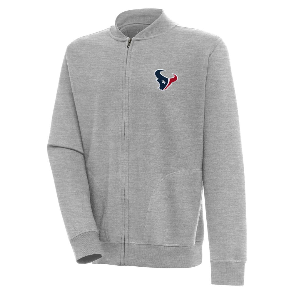 Houston Texans Antigua Victory Full-Zip Jacket - Heather Gray outlet