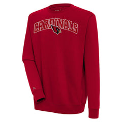 Arizona Cardinals Antigua Victory Chenille Pullover Sweatshirt - Cardinal outlet