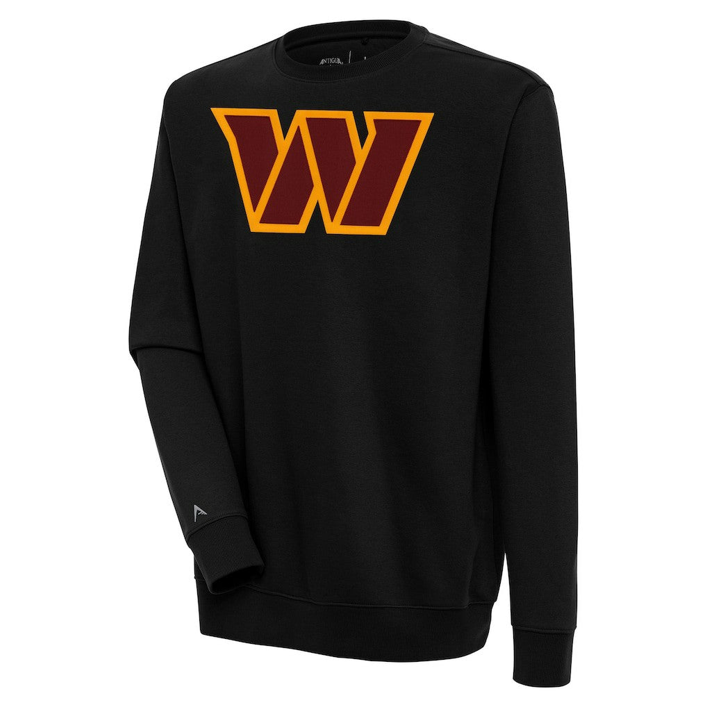 Washington Commanders Antigua Victory Chenille Pullover Sweatshirt - Black online