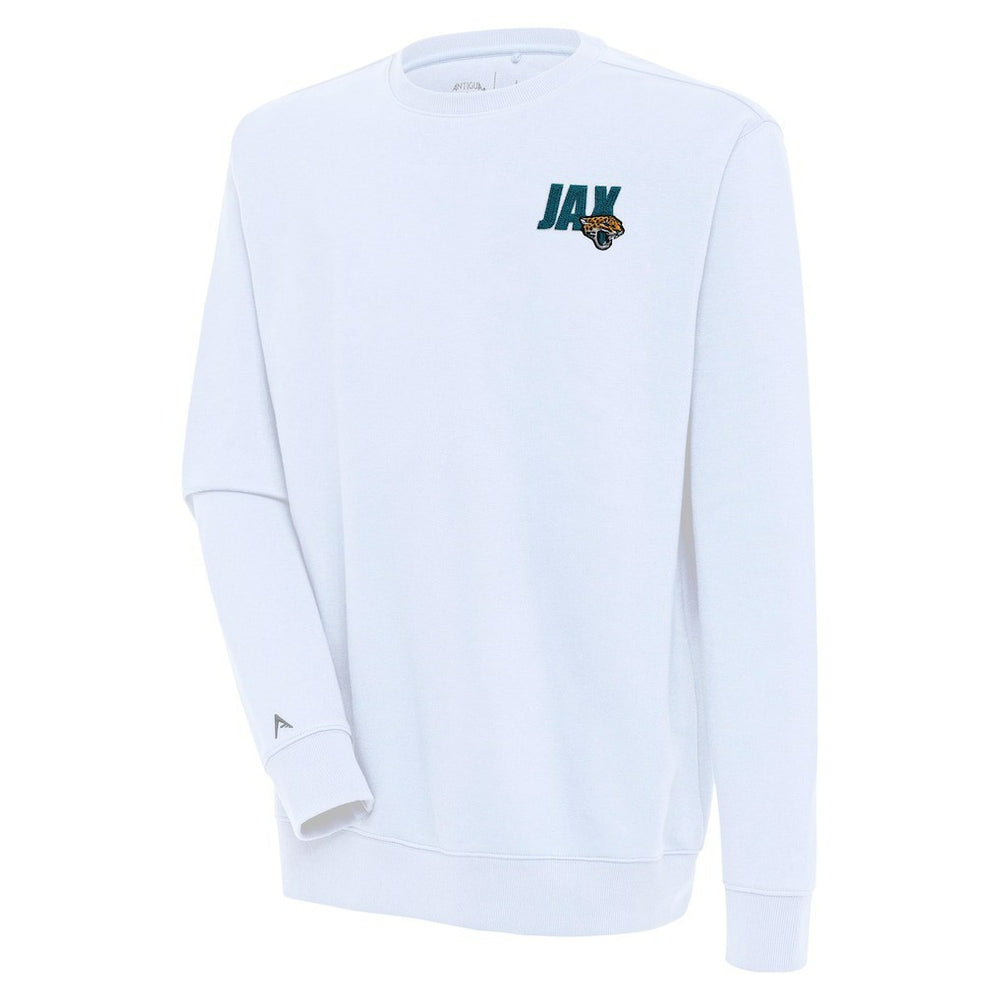 Jacksonville Jaguars Antigua Victory Pullover Sweatshirt - White discount