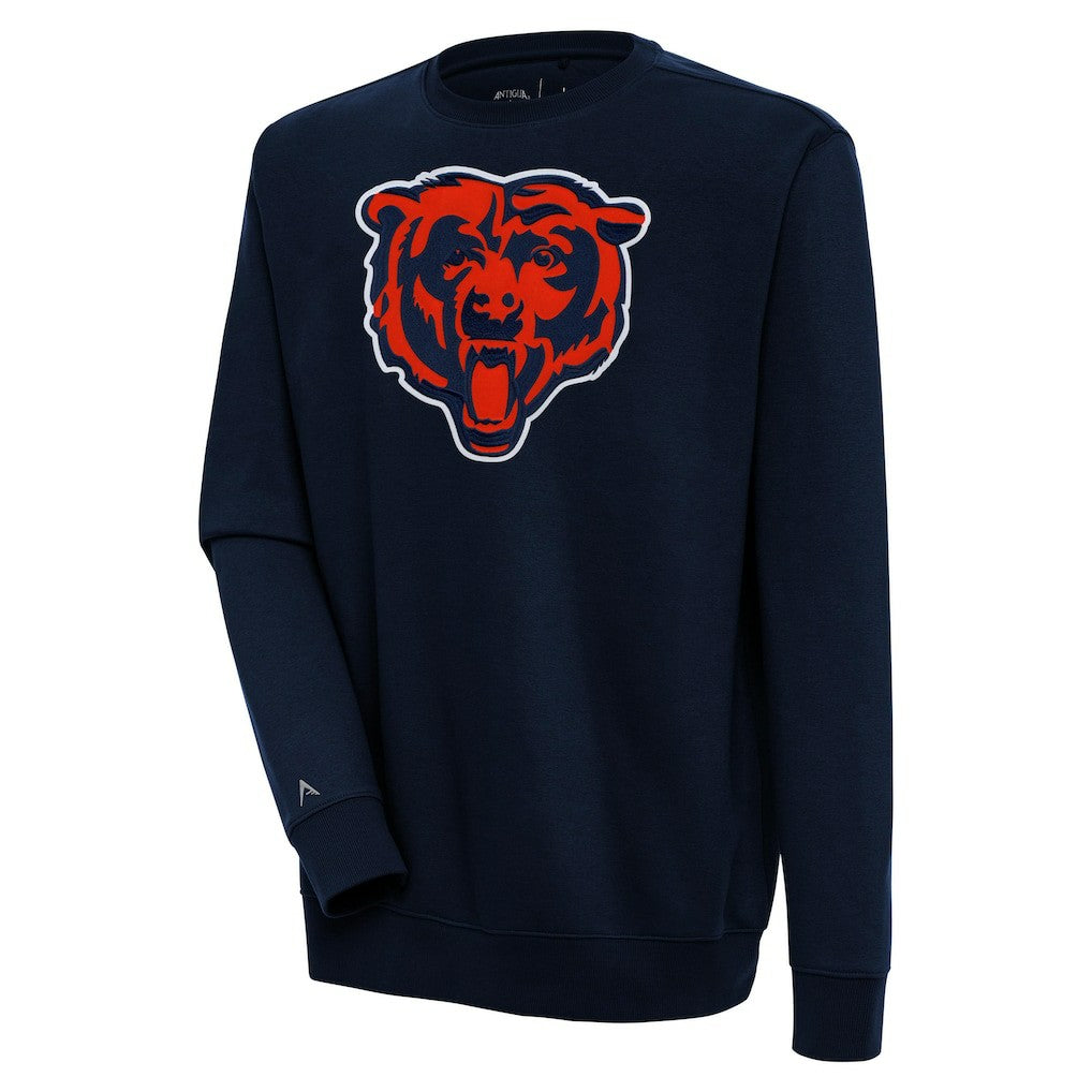 Chicago Bears Antigua Victory Pullover Sweatshirt - Navy discount
