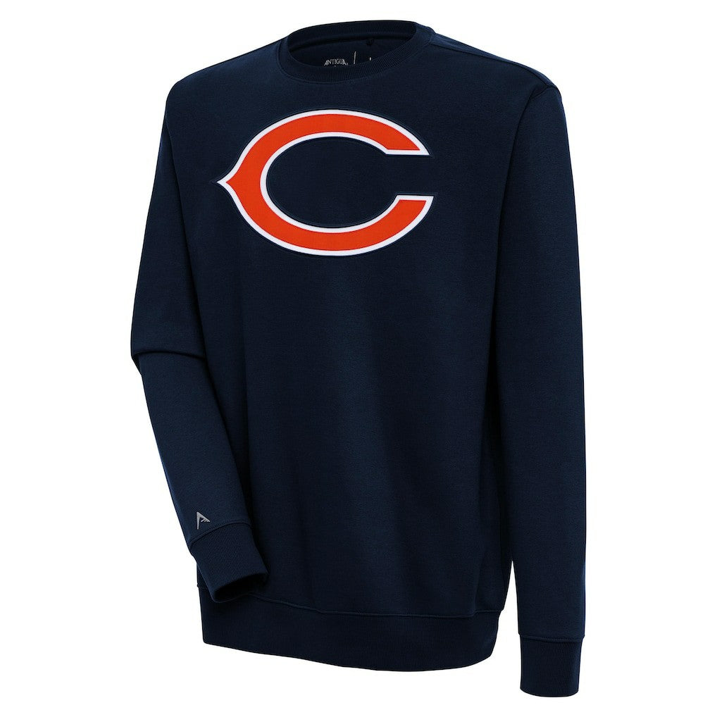 Chicago Bears Antigua Victory Pullover Sweatshirt - Navy online