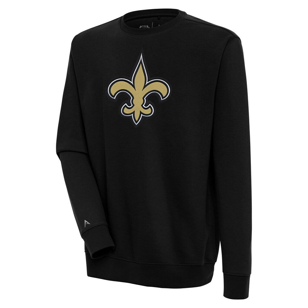 New Orleans Saints Antigua Victory Pullover Sweatshirt - Black outlet