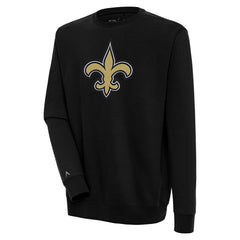 New Orleans Saints Antigua Victory Pullover Sweatshirt - Black outlet