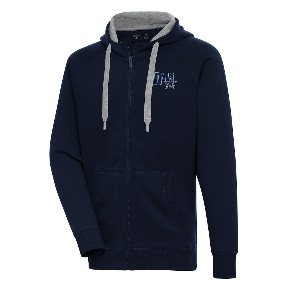 Dallas Cowboys Antigua Victory Full-Zip Hoodie - Navy discount