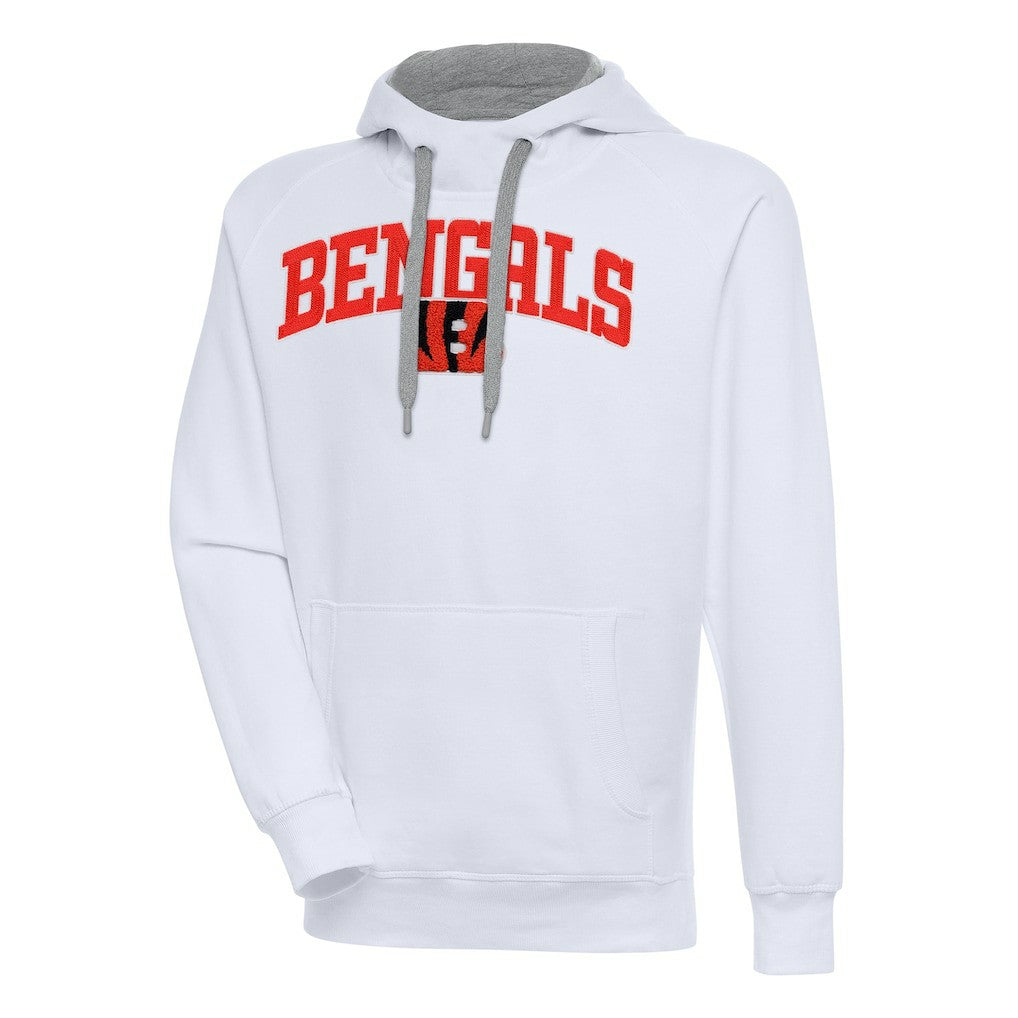 Cincinnati Bengals Antigua Victory Pullover Hoodie - White for sale