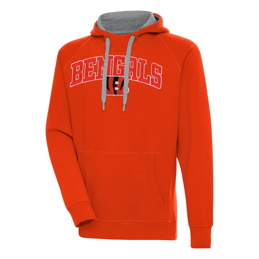 Cincinnati Bengals Antigua Victory Pullover Hoodie - Orange on sale