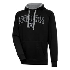 Las Vegas Raiders Antigua Victory Pullover Hoodie - Black online