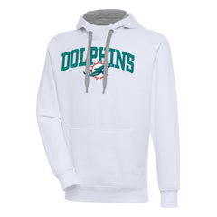 Miami Dolphins Antigua Victory Pullover Hoodie - White online