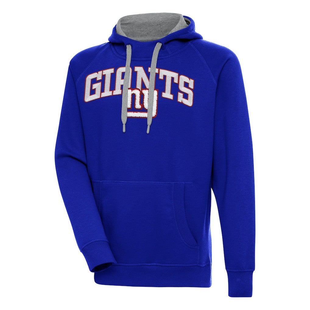 New York Giants Antigua Victory Pullover Hoodie - Royal on sale