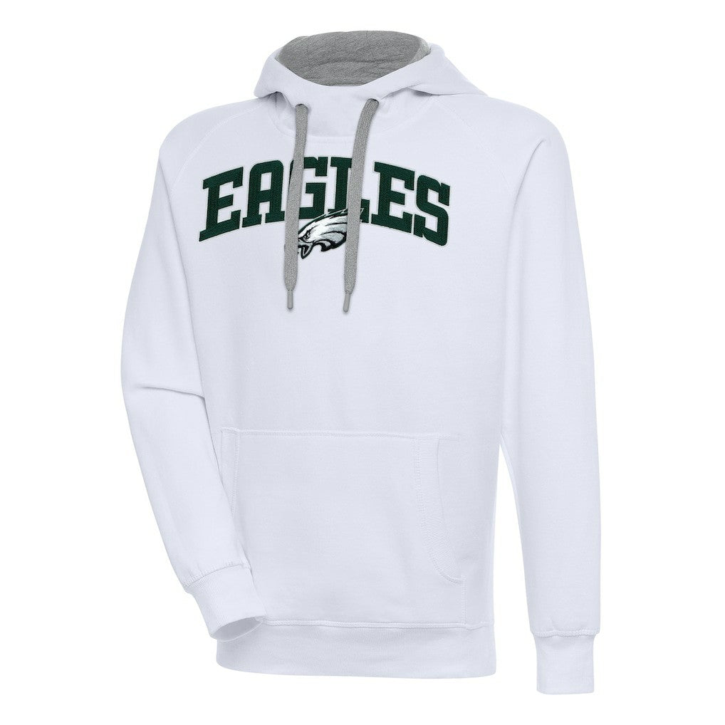 Philadelphia Eagles Antigua Victory Pullover Hoodie - White cheap