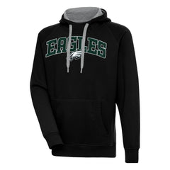 Philadelphia Eagles Antigua Victory Pullover Hoodie - Black for sale
