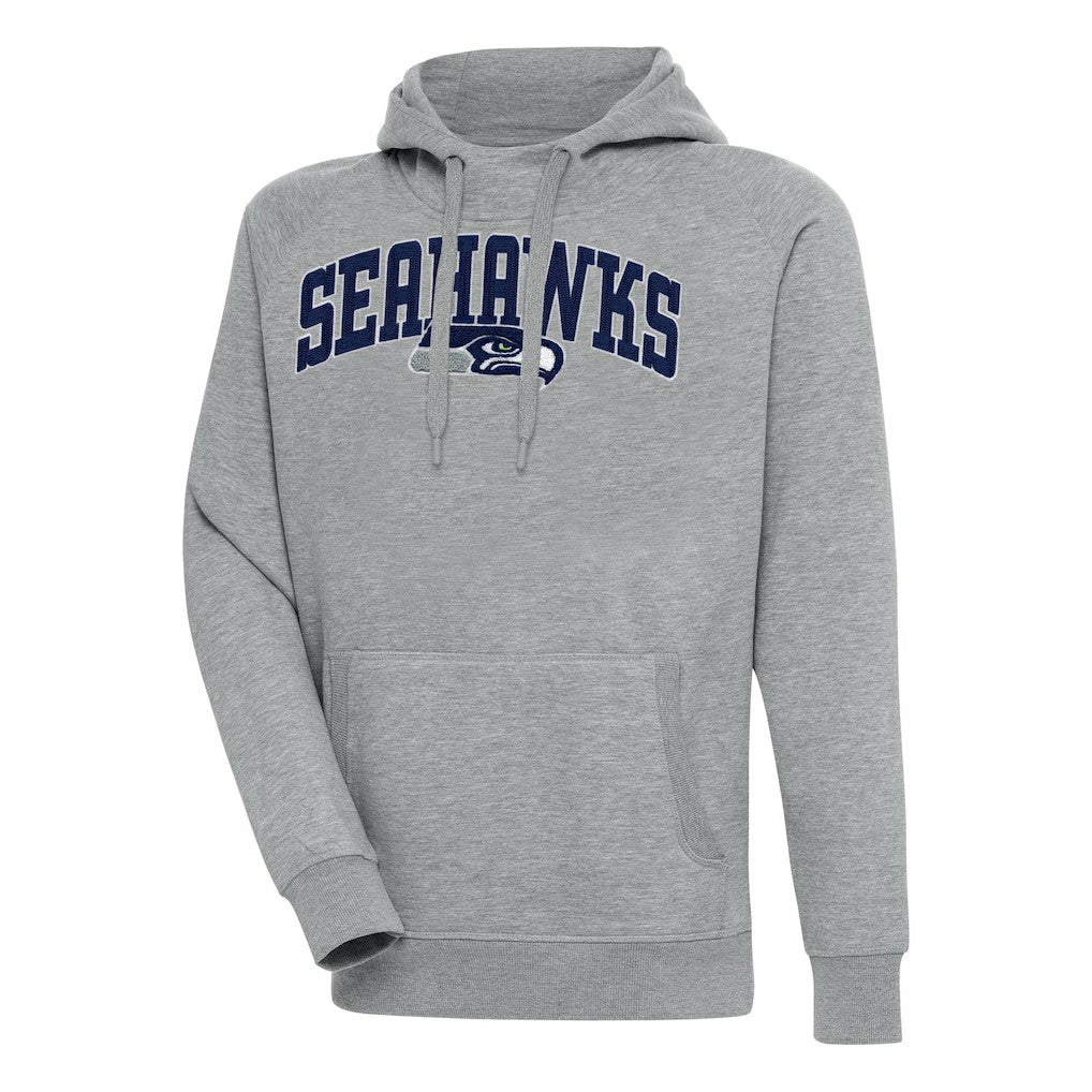 Seattle Seahawks Antigua Victory Pullover Hoodie - Heather Gray sale