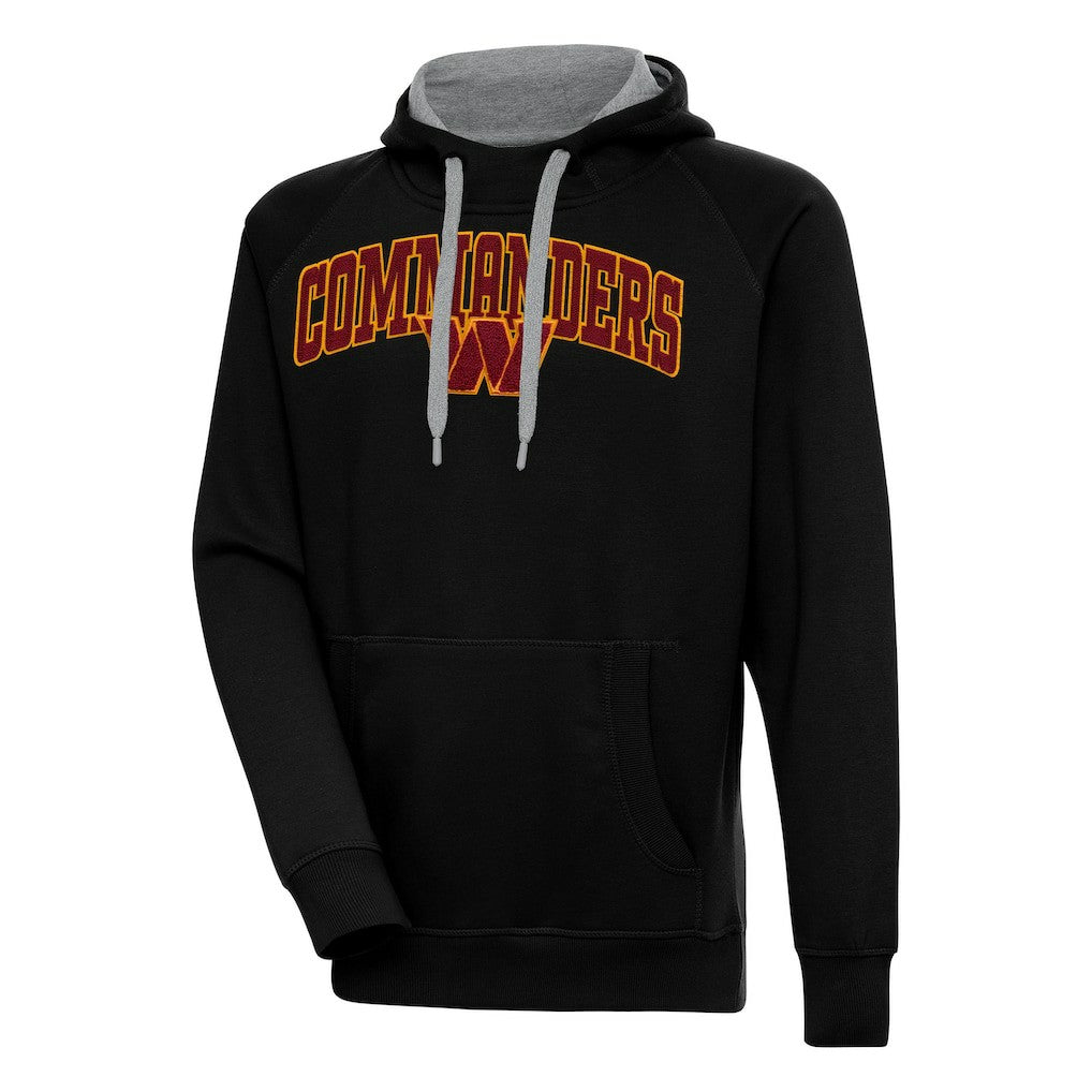 Washington Commanders Antigua Victory Pullover Hoodie - Black discount