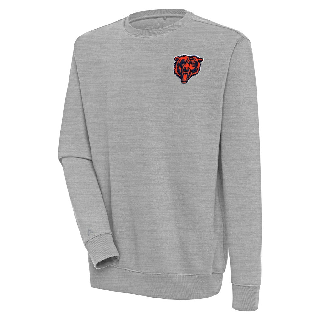 Chicago Bears Antigua Victory Pullover Sweatshirt - Heather Gray sale