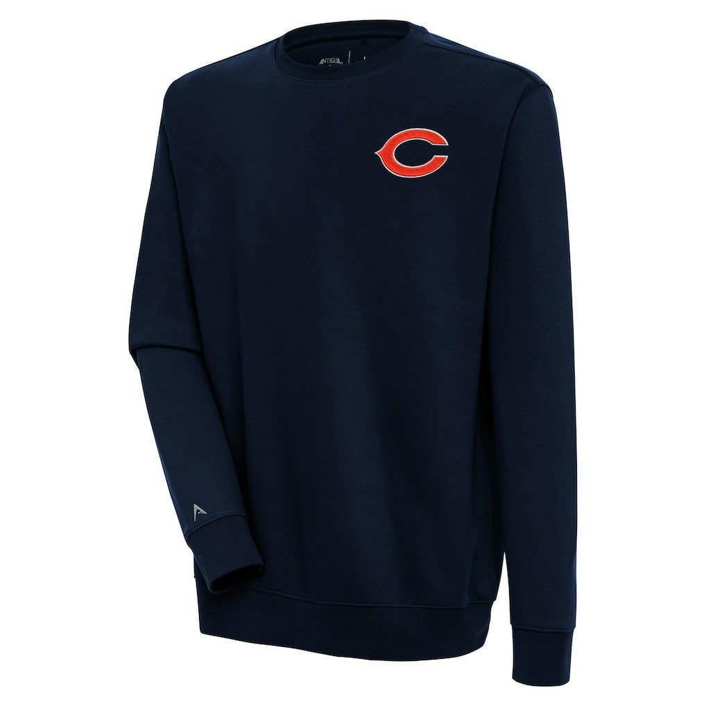 Chicago Bears Antigua Victory Pullover Sweatshirt - Navy discount