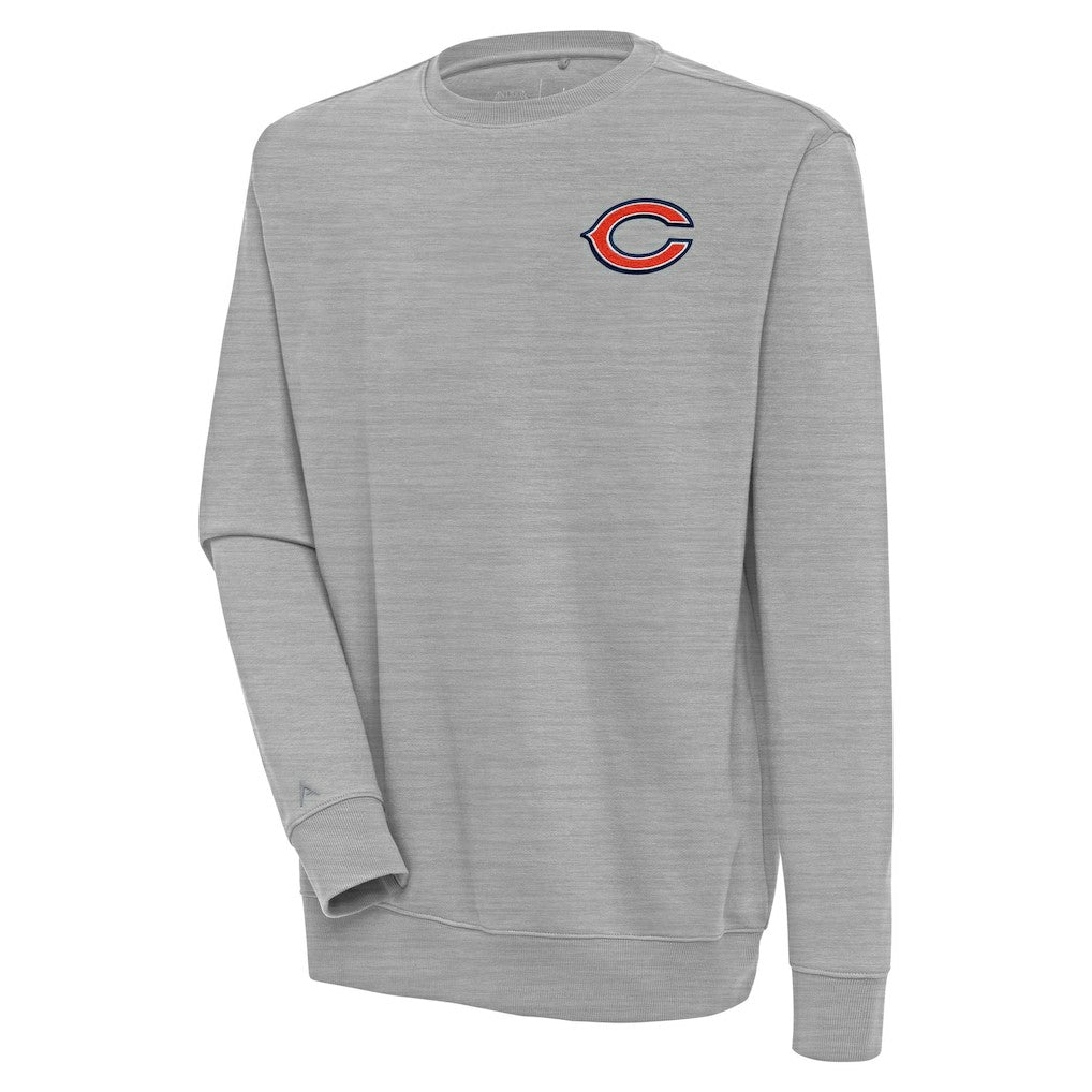 Chicago Bears Antigua Victory Pullover Sweatshirt - Heather Gray cheap