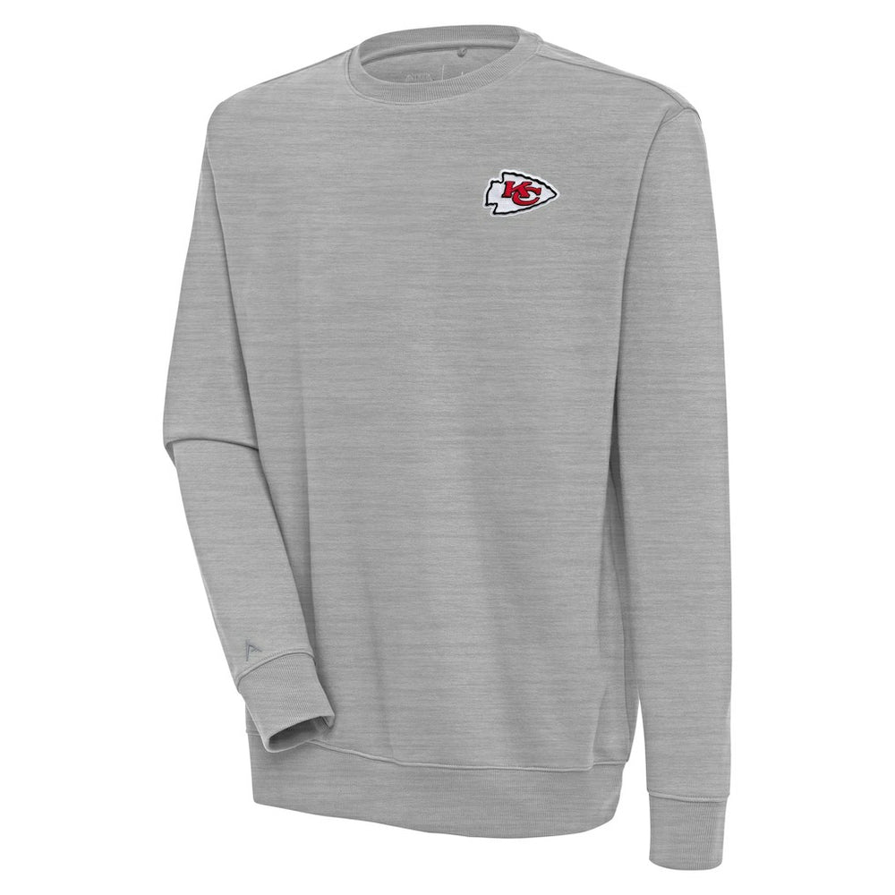 Kansas City Chiefs Antigua Victory Pullover Sweatshirt - Heather Gray cheap