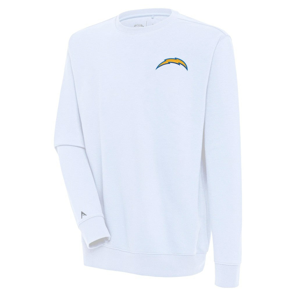 Los Angeles Chargers Antigua Victory Pullover Sweatshirt - White for sale