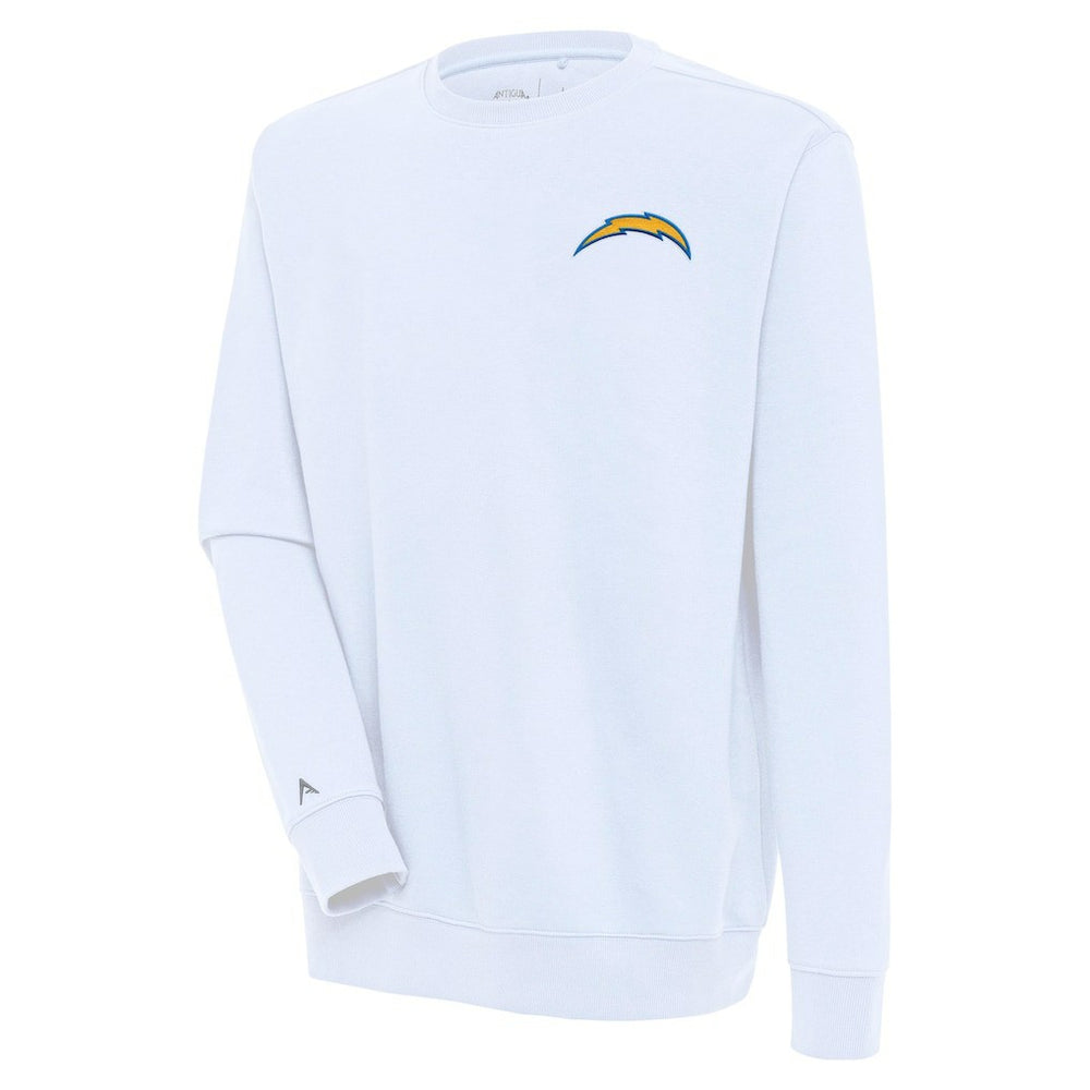 Los Angeles Chargers Antigua Victory Pullover Sweatshirt - White for sale
