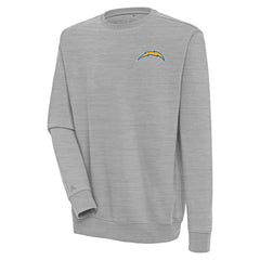 Los Angeles Chargers Antigua Victory Pullover Sweatshirt - Heather Gray cheap