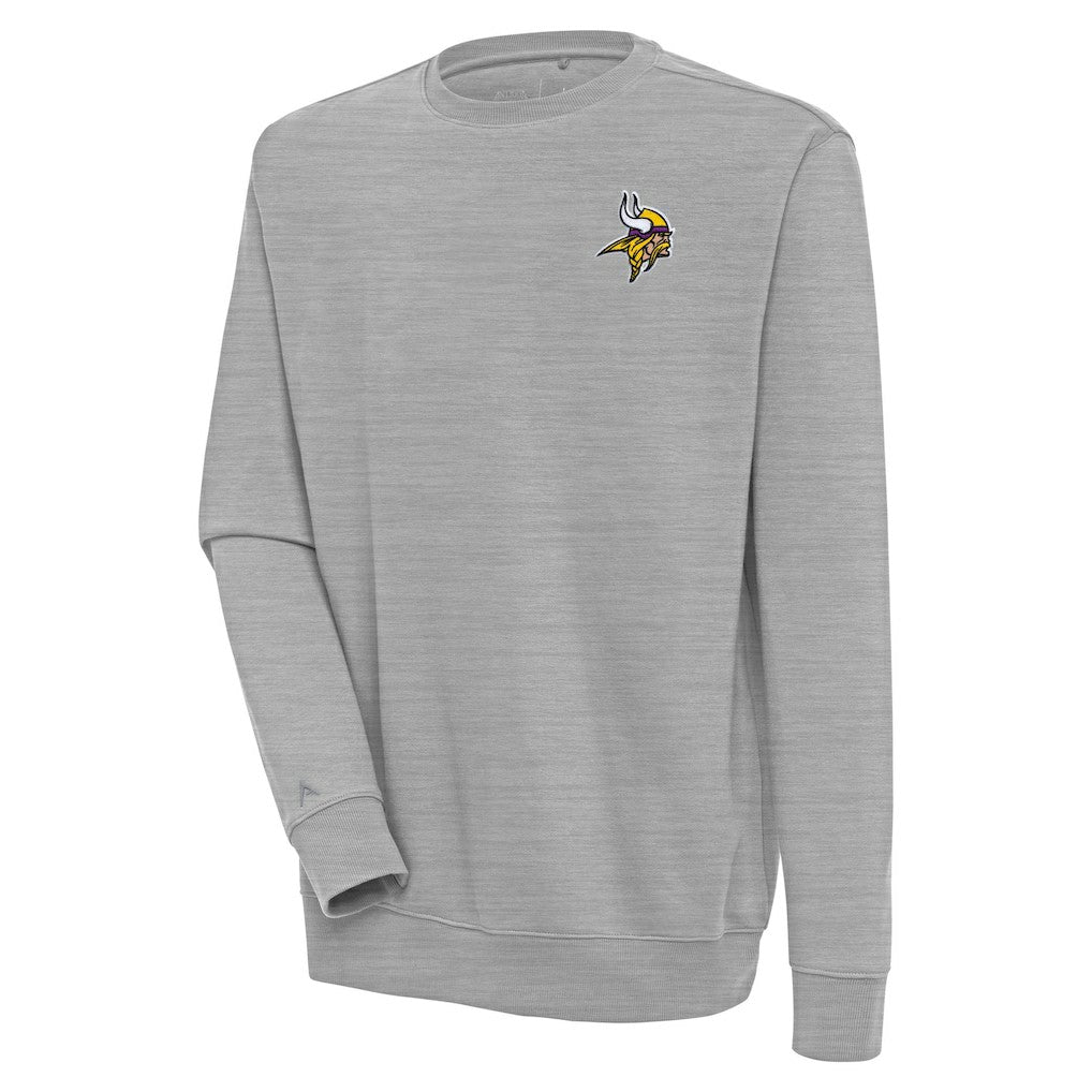 Minnesota Vikings Antigua Victory Pullover Sweatshirt - Heather Gray discount