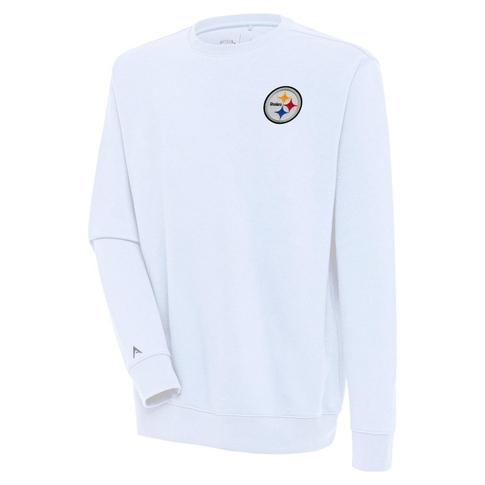 Pittsburgh Steelers Antigua Victory Pullover Sweatshirt - White sale