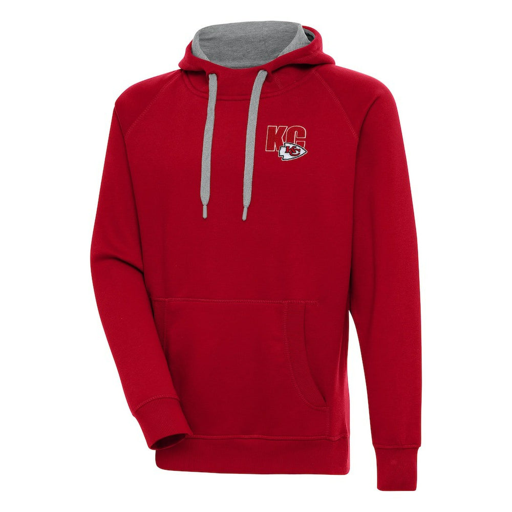 Kansas City Chiefs Antigua Victory Pullover Hoodie - Red online