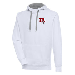 Tampa Bay Buccaneers Antigua Victory Pullover Hoodie - White online