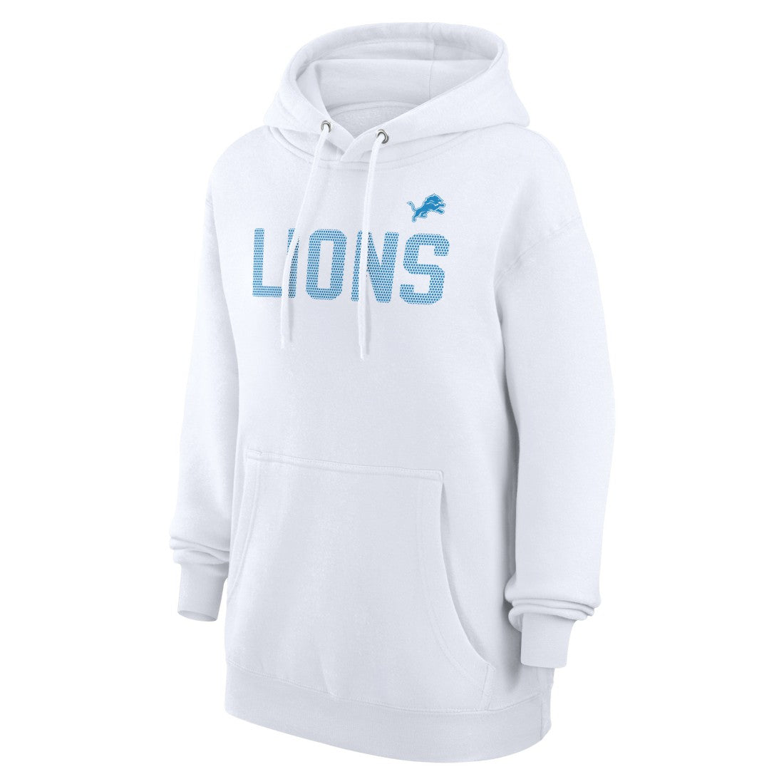 Detroit Lions G-III 4Her by Carl Banks Women's Dot Print Pullover Hoodie - White discount