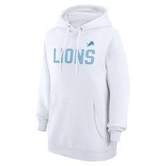 Detroit Lions G-III 4Her by Carl Banks Women's Dot Print Pullover Hoodie - White discount