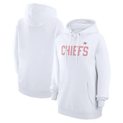 Kansas City Chiefs G-III 4Her by Carl Banks Women's Dot Print Pullover Hoodie - White online
