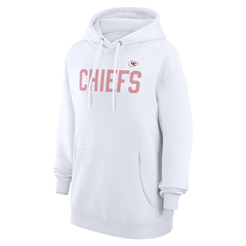 Kansas City Chiefs G-III 4Her by Carl Banks Women's Dot Print Pullover Hoodie - White online