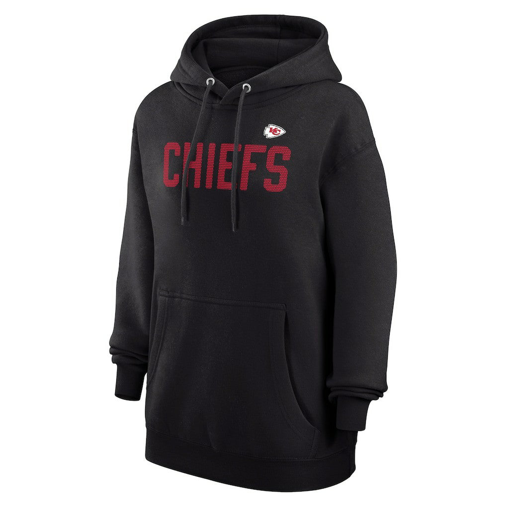 Kansas City Chiefs G-III 4Her by Carl Banks Women's Dot Print Pullover Hoodie - Black discount
