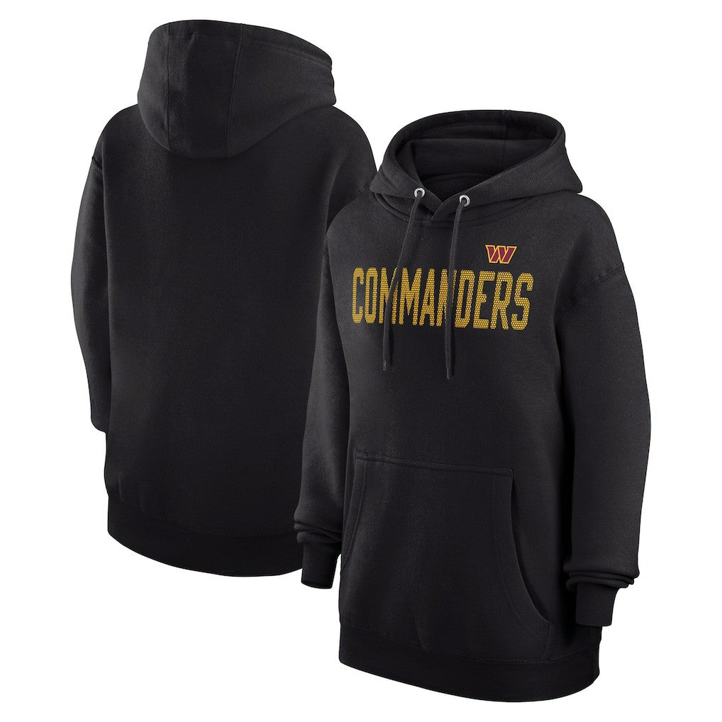 Washington Commanders G-III 4Her by Carl Banks Women's Dot Print Pullover Hoodie - Black online