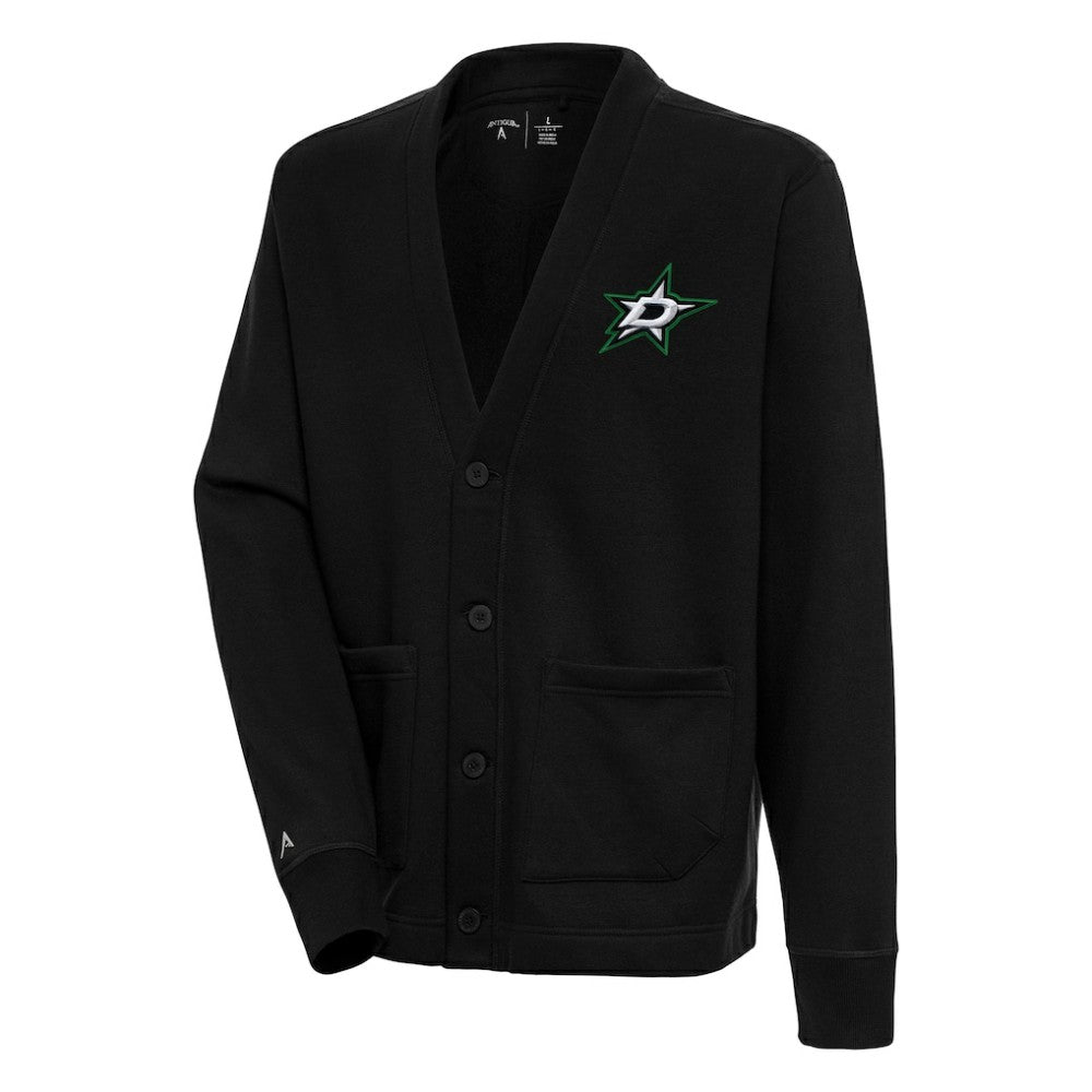 Dallas Stars Antigua Victory Cardigan Black