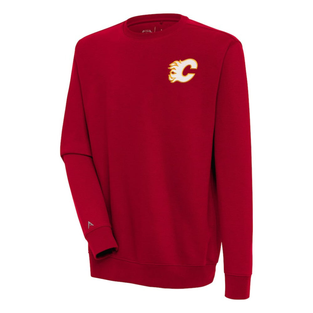 Calgary Flames Antigua Victory Pullover Sweatshirt Red