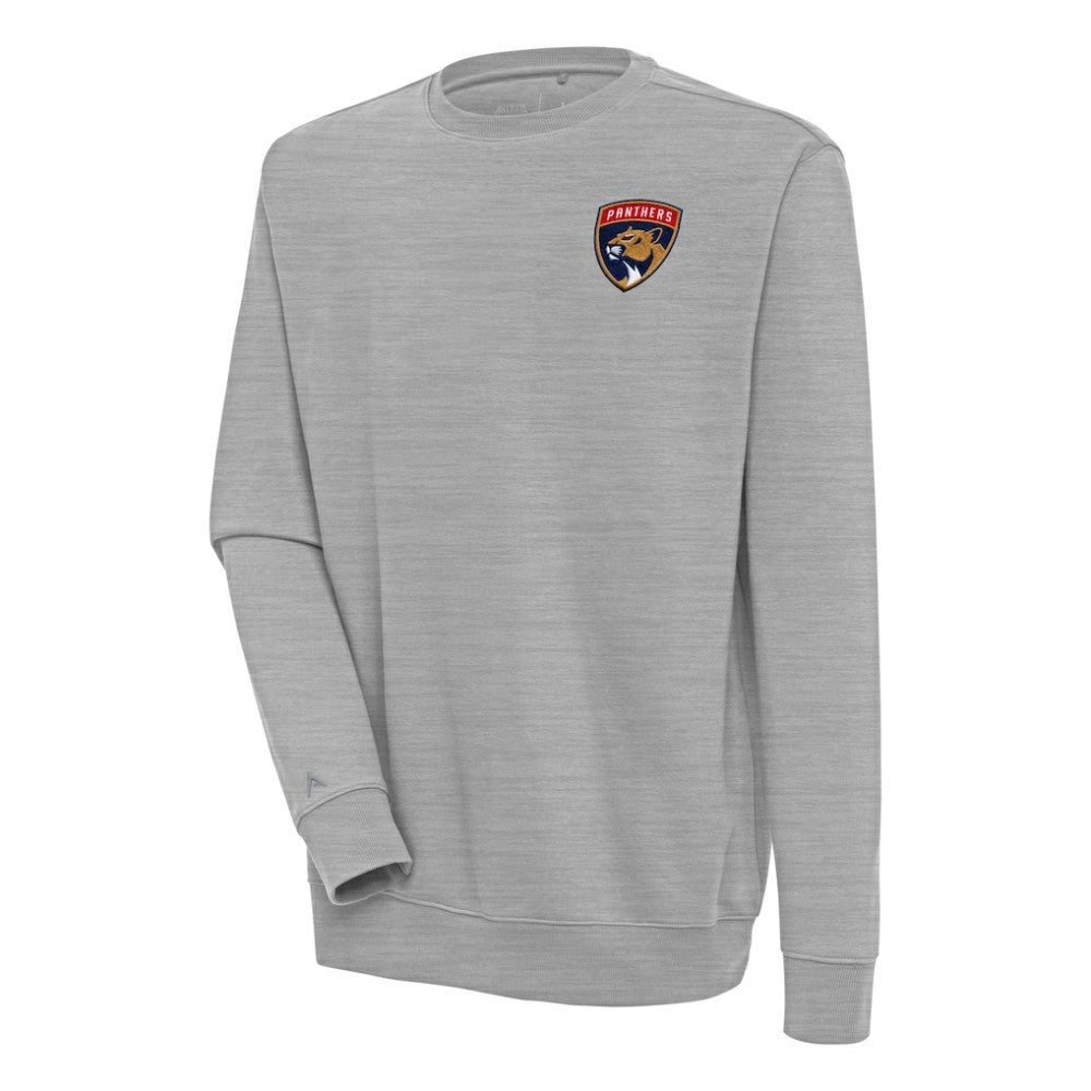 Florida Panthers Antigua Victory Pullover Sweatshirt Heather Gray