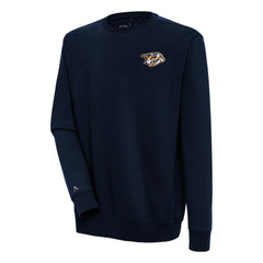 Nashville Predators Antigua Victory Pullover Sweatshirt Navy