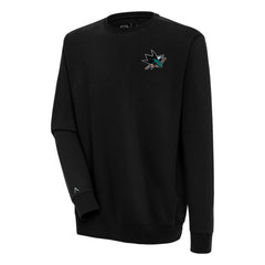 San Jose Sharks Antigua Victory Pullover Sweatshirt Black
