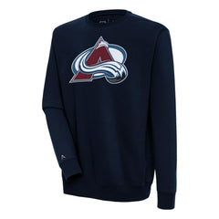 Colorado Avalanche Antigua Victory Pullover Sweatshirt Navy