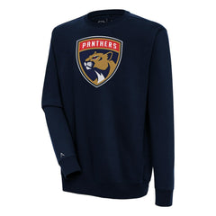 Florida Panthers Antigua Victory Pullover Sweatshirt Navy