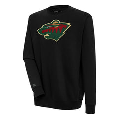 Minnesota Wild Antigua Victory Pullover Sweatshirt Black